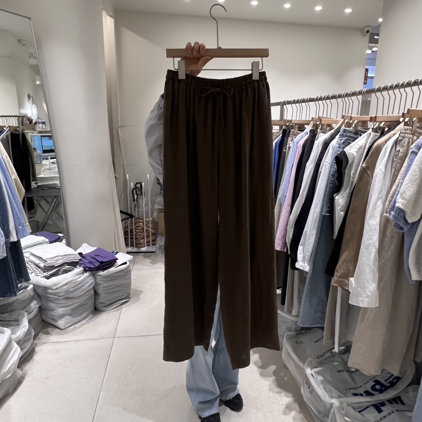 NAVYBURST韓國㊣直郵東大門代購女裝新品熱賣休閑休閑褲亞麻NAVY BURST休閑褲圖色2