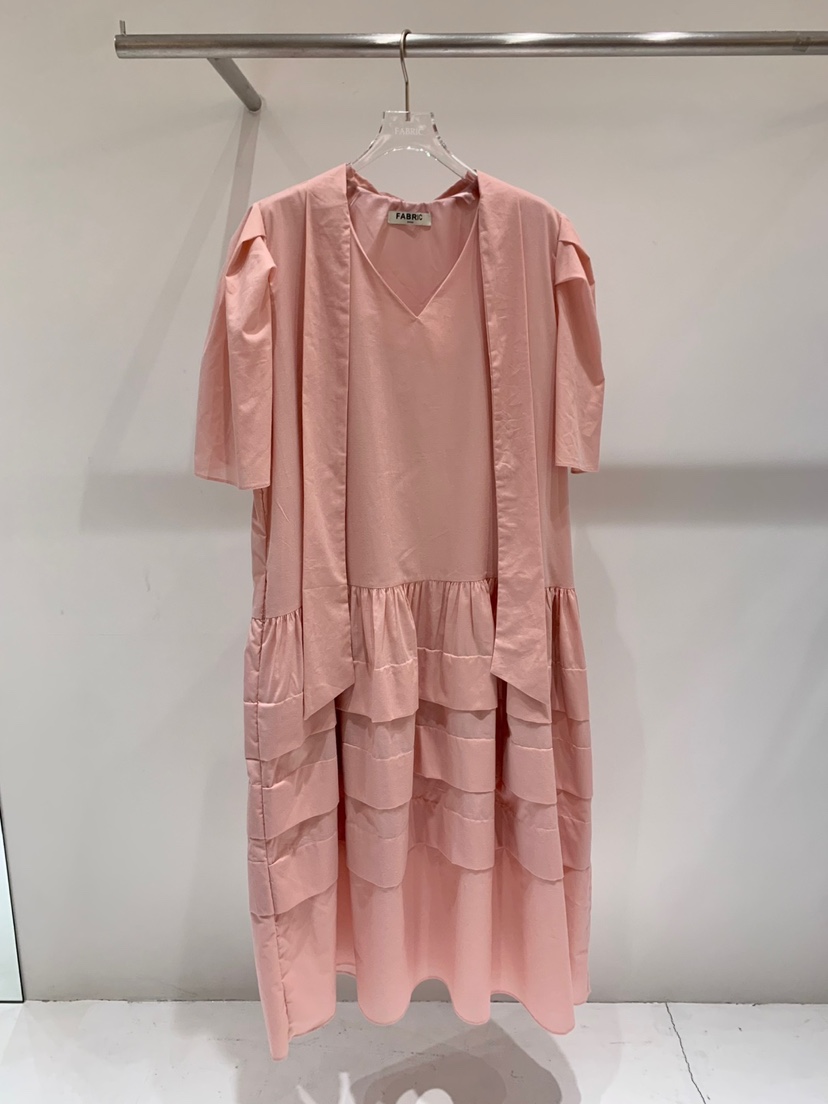 FABRIC韓國㊣直郵東大門代購女裝新品25春夏時尚推薦連衣裙FABRIC連衣裙圖色2