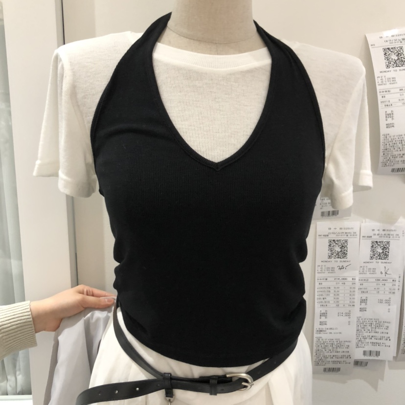 MONDAY TO SUNDAY韓國㊣直郵東大門代購女裝新品熱賣時尚T恤MONDAY TO SUNDAYT恤圖色2