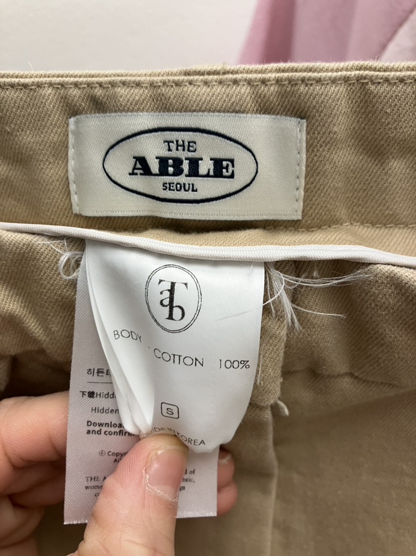 THE ABLE韓國直郵㊣女裝新品25春夏熱賣時尚推薦人氣休閑短褲THE ABLE/TA短褲