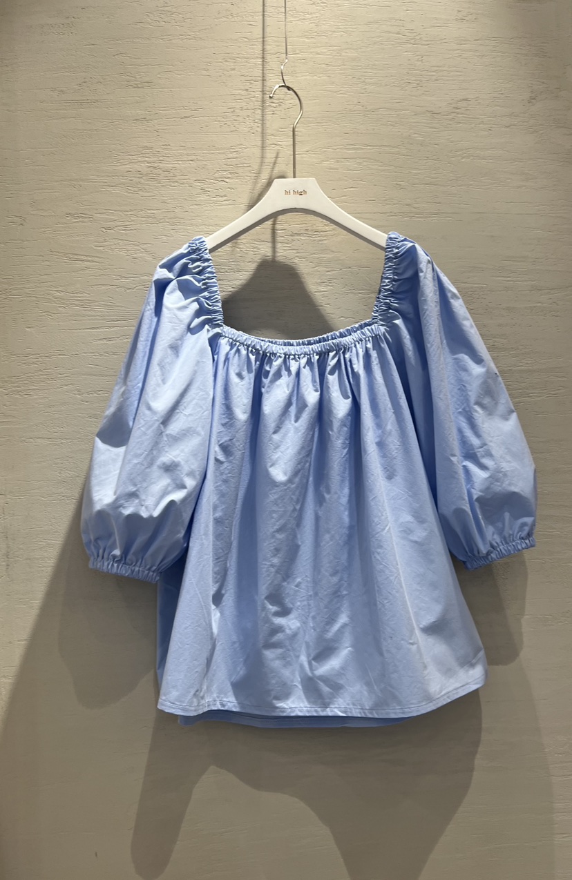 HI HIGH直郵韓國代購㊣女裝新款休閑人氣25春夏襯衫蕾絲衫露肩SEESTAR/hi high襯衫/蕾絲衫圖色3
