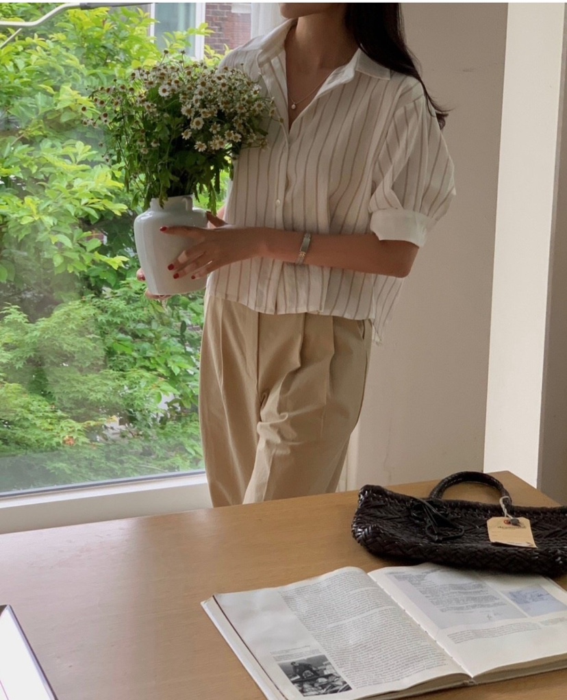 MONTER韓國直郵㊣東大門實拍女裝新品熱賣推薦人氣襯衫蕾絲衫MONTER襯衫/蕾絲衫