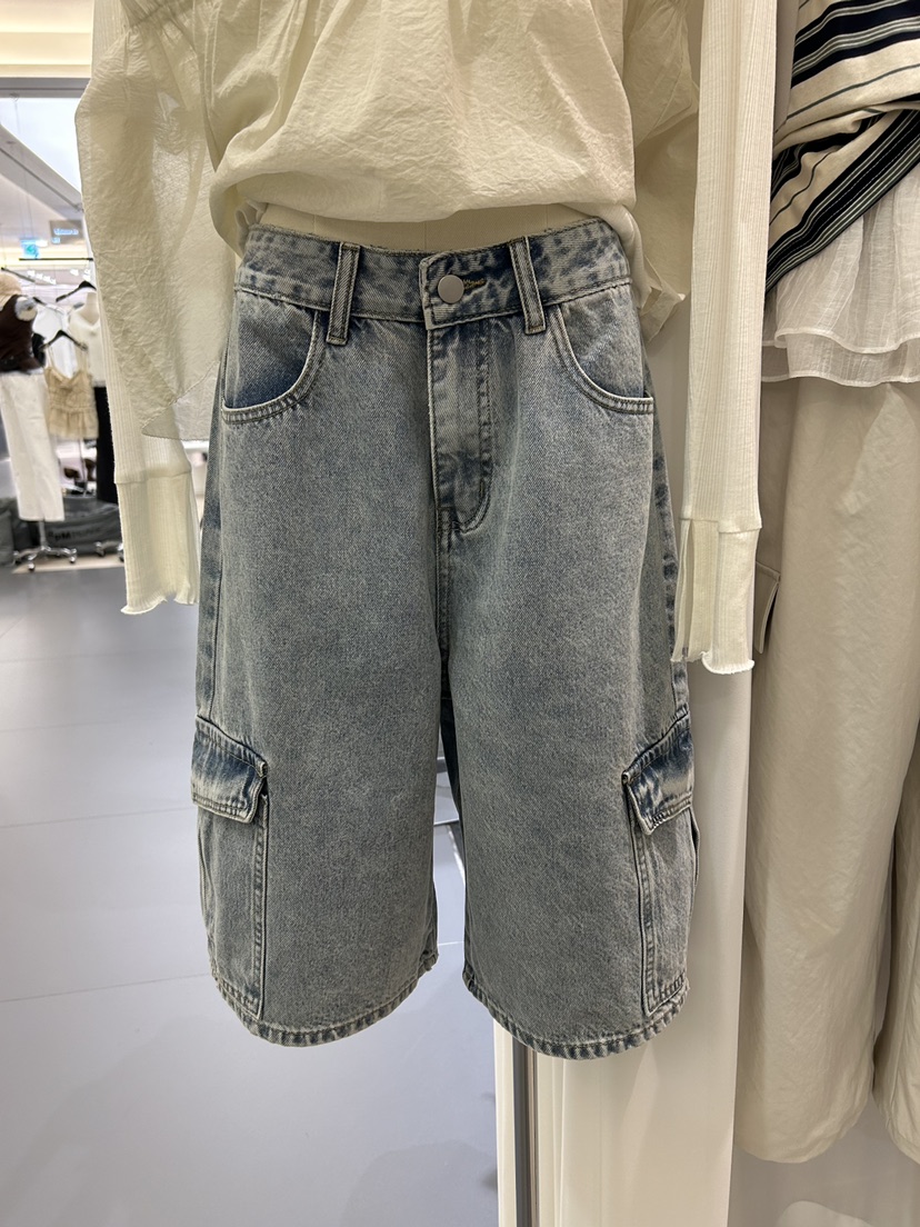 LOOKK韓國㊣直郵東大門代購女裝新款推薦休閑25春夏時尚短褲JEONG GAM STUDIOS短褲圖色1