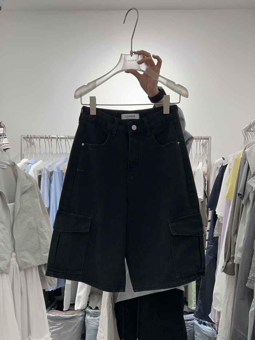 LOOKK韓國㊣直郵東大門代購女裝新款推薦休閑25春夏時尚短褲JEONG GAM STUDIOS短褲圖色3