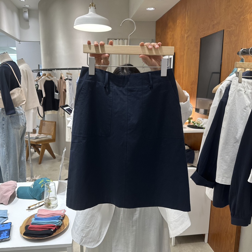 BOUTIQUE SEOUL-P韓國直郵㊣東大門實拍女裝新品人氣短裙But ton/BOUTIQUE SEOUL短裙圖色2