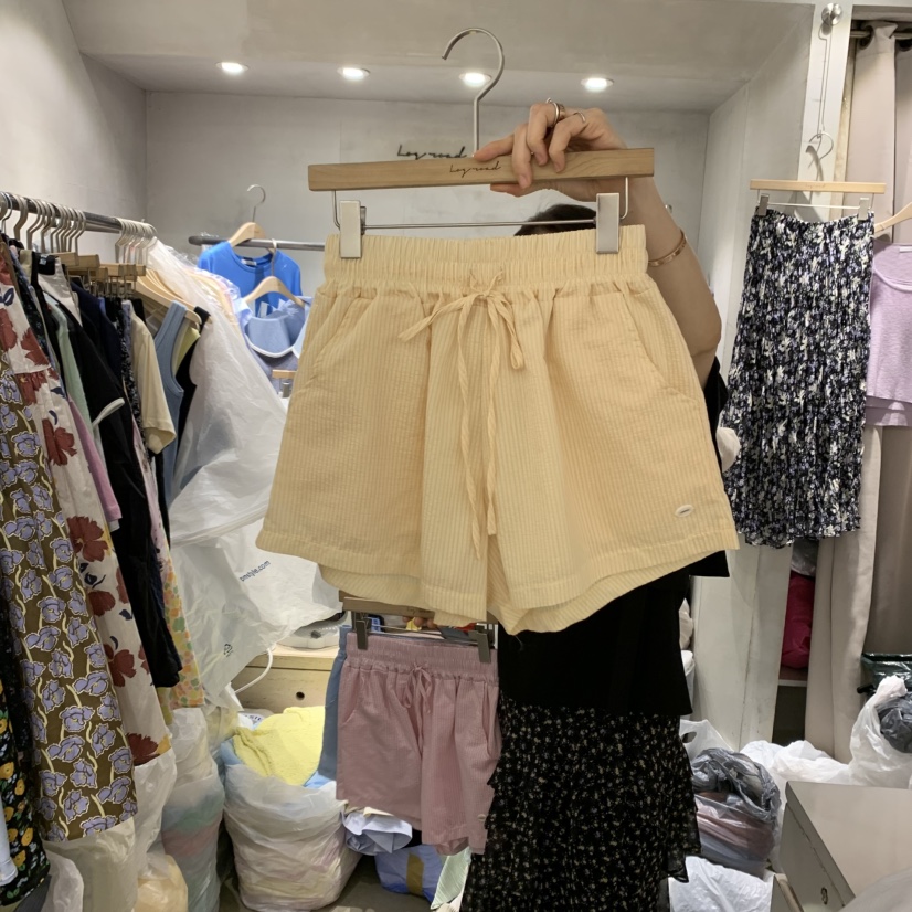 LOGROAD韓國㊣直郵東大門代購女裝新品推薦休閑人氣熱賣短褲LOG ROAD短褲圖色2