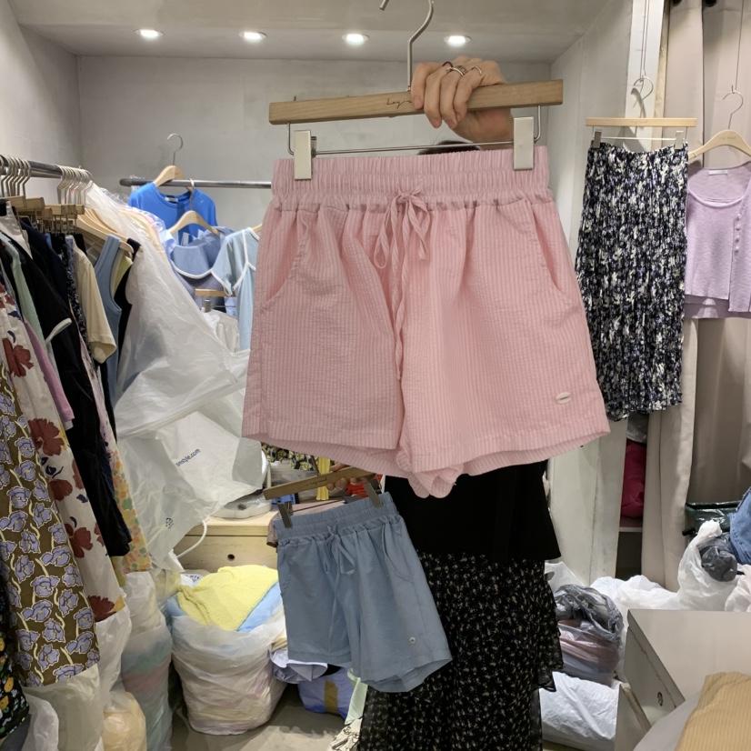 LOGROAD韓國㊣直郵東大門代購女裝新品推薦休閑人氣熱賣短褲LOG ROAD短褲圖色3