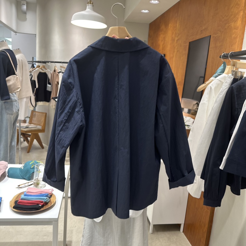 BOUTIQUE SEOUL-P直郵韓國代購㊣女裝新品25春夏時尚夾克But ton/BOUTIQUE SEOUL夾克