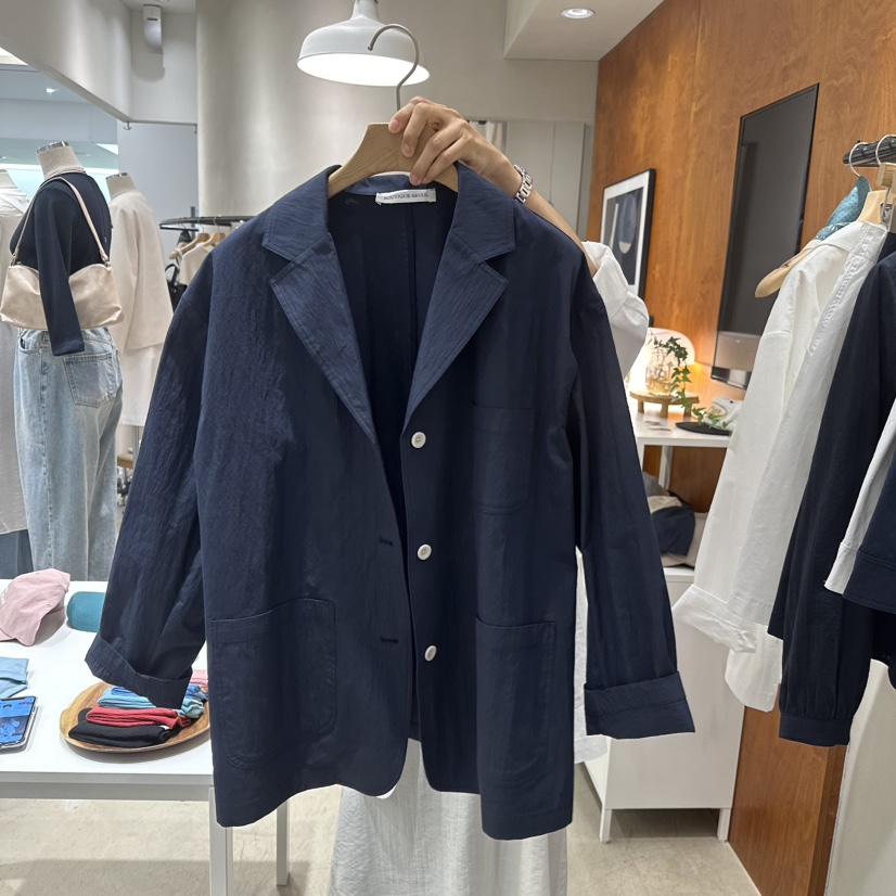 BOUTIQUE SEOUL-P直郵韓國代購㊣女裝新品25春夏時尚夾克But ton/BOUTIQUE SEOUL夾克圖色2