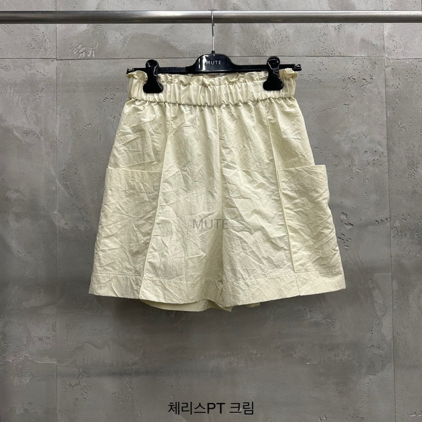 MUTE-P直郵韓國代購㊣女裝新品人氣25春夏休閑推薦時尚短褲MUTE短褲圖色2