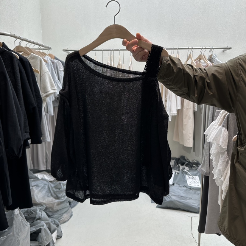 HUMMING BIRD韓國㊣直郵東大門代購女裝新品25春夏長袖T恤HUMMING BIRD長袖T恤圖色2