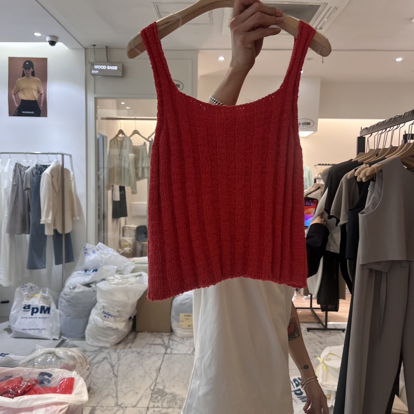 LA MAGIE FEMME韓國直郵㊣東大門實拍女裝新款休閑吊帶背心Lamagie Femme吊帶/背心