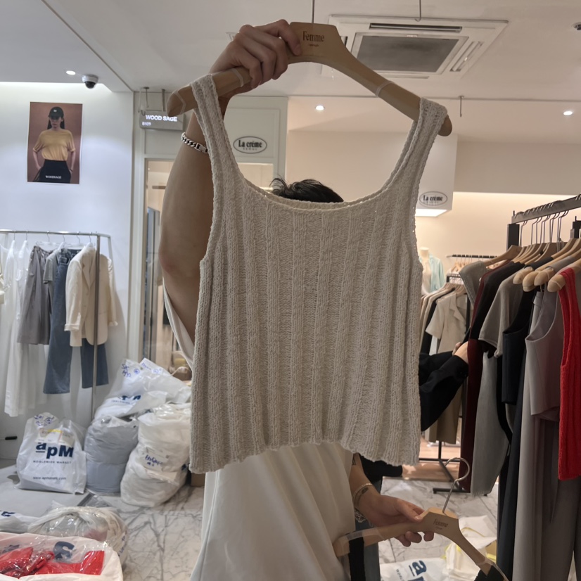 LA MAGIE FEMME韓國直郵㊣東大門實拍女裝新款休閑吊帶背心Lamagie Femme吊帶/背心