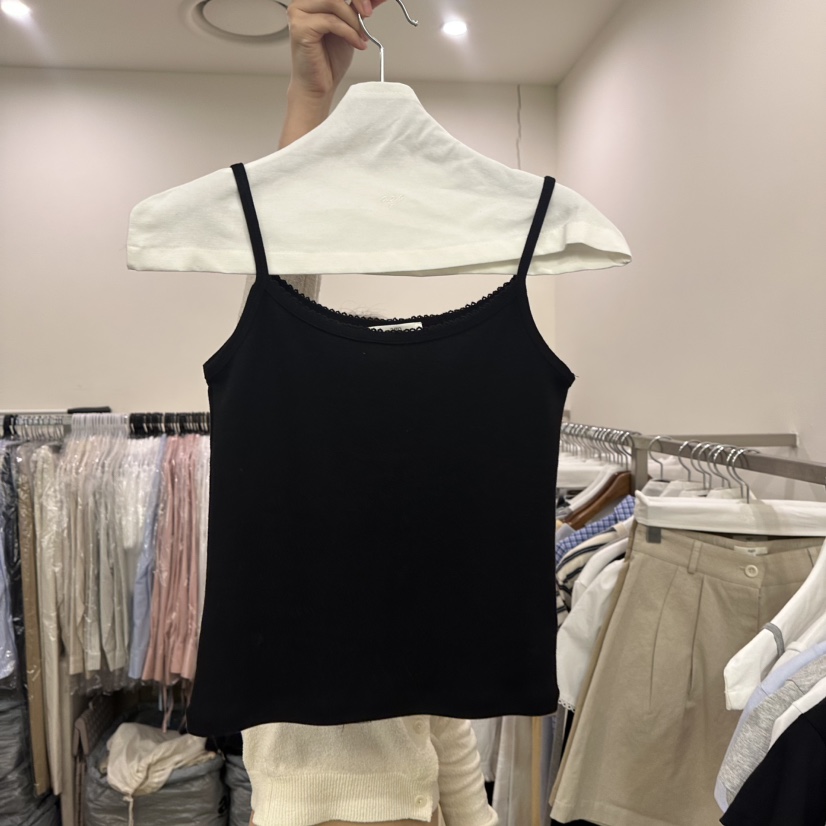 AGO韓國直郵㊣東大門實拍女裝新品25春夏人氣時尚休閑吊帶背心AGO吊帶/背心圖色3