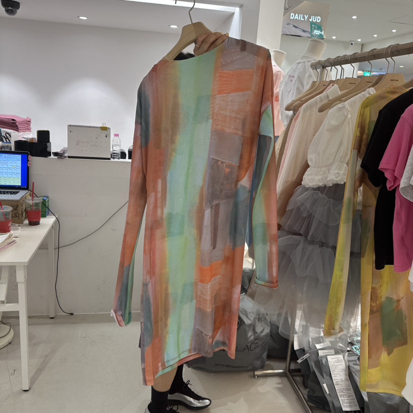 DAILYJUD韓國直郵㊣東大門實拍女裝新品休閑熱賣25春夏連衣裙DAILY JUD連衣裙