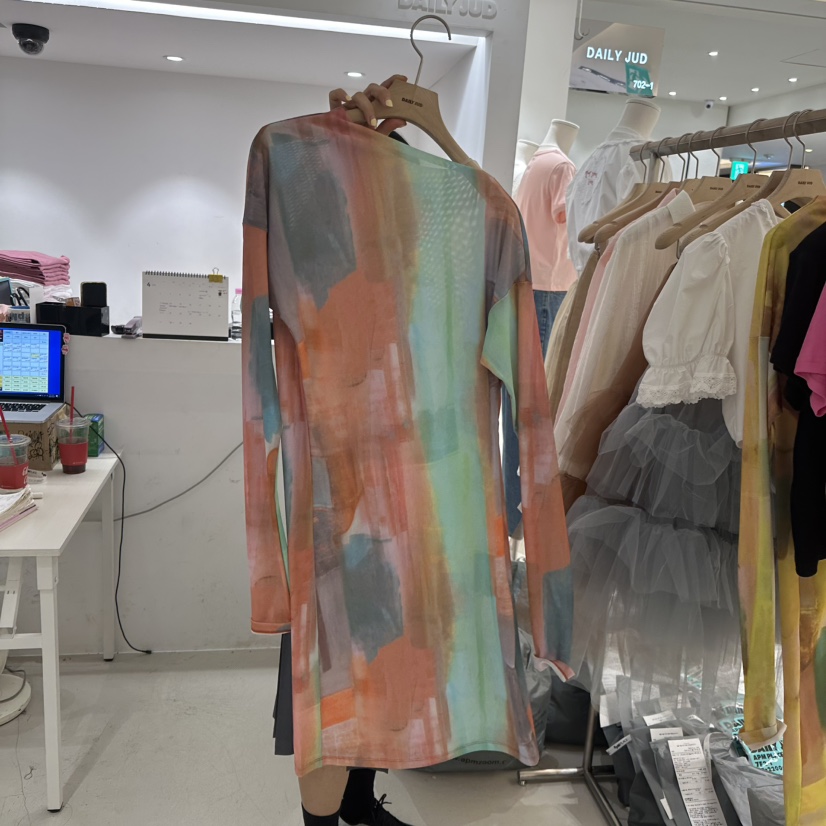 DAILYJUD韓國直郵㊣東大門實拍女裝新品休閑熱賣25春夏連衣裙DAILY JUD連衣裙圖色2