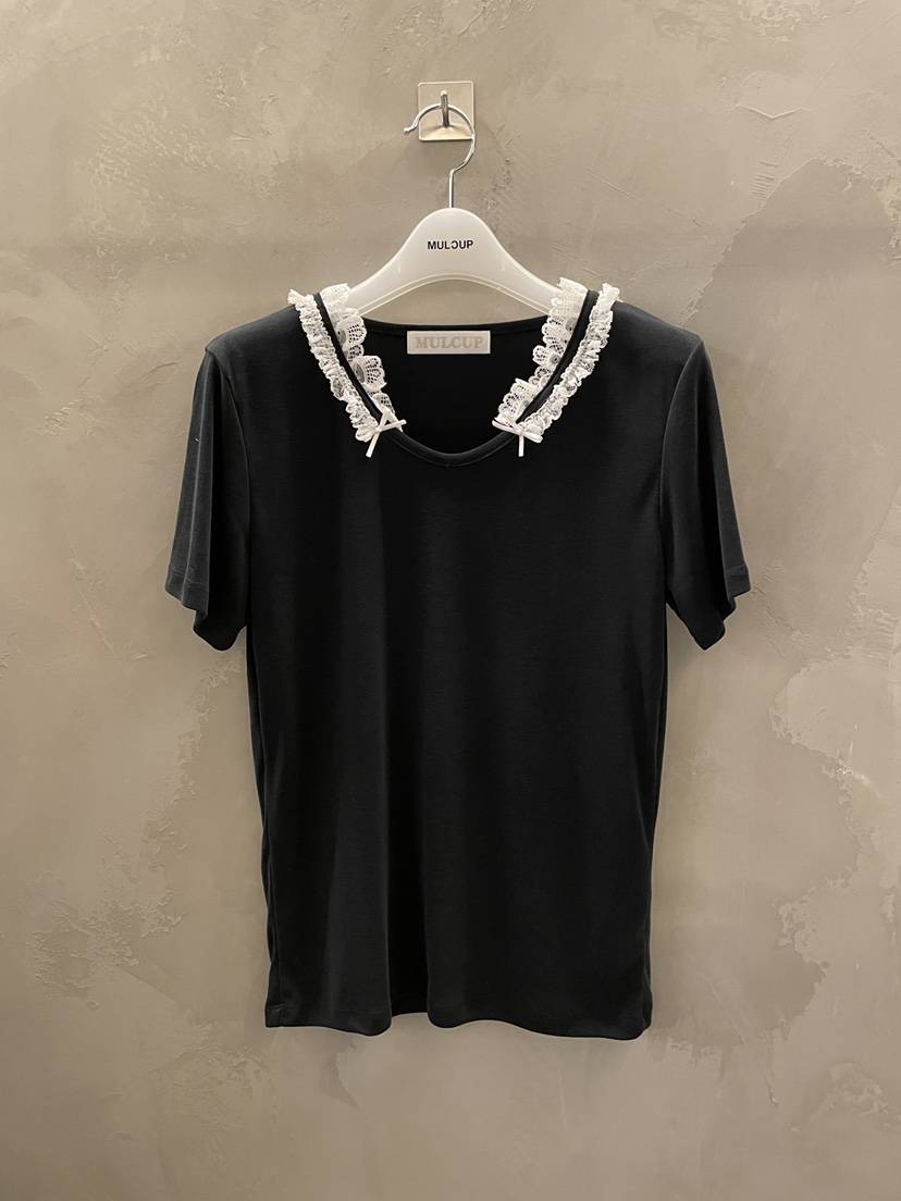 MULCUP韓國直郵㊣東大門實拍女裝新品推薦時尚25春夏休閑T恤MULCUPT恤圖色2