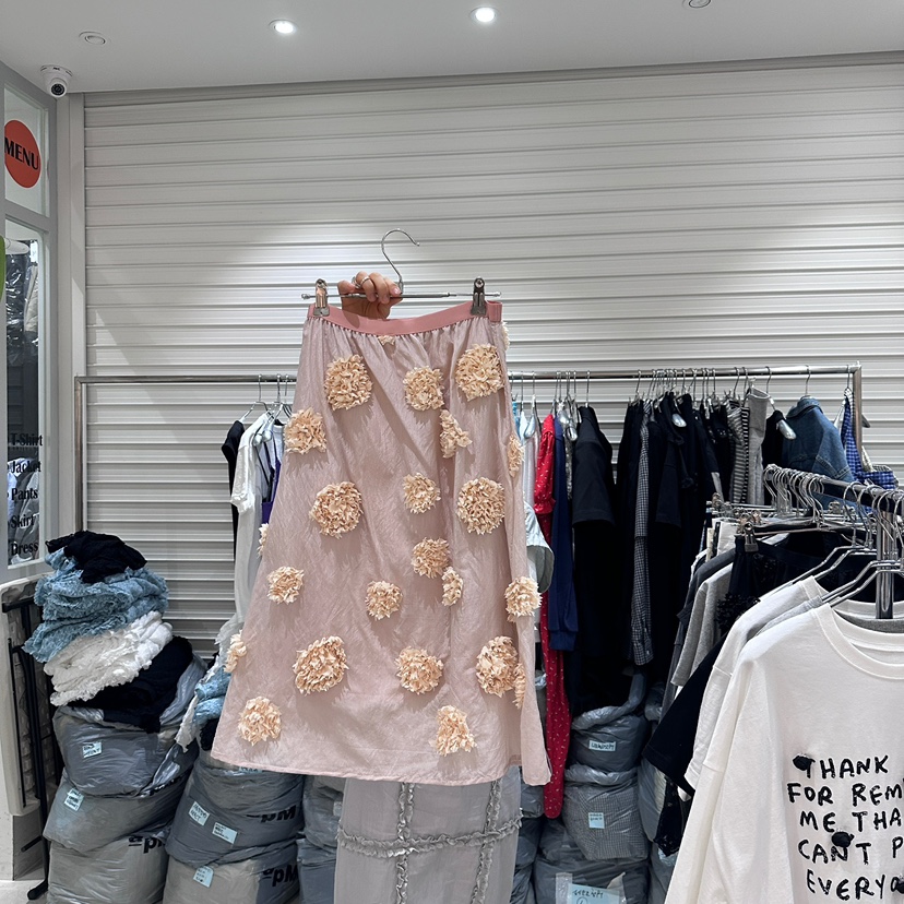 BRICKLANE直郵韓國代購㊣女裝新款25春夏熱賣推薦休閑時尚長裙BRICKLANE長裙