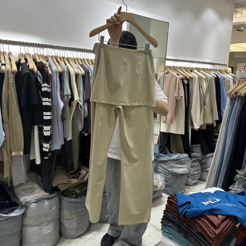 URBANSTORY/REMAKING韓國直郵㊣東大門實拍女裝新款推薦裙褲BAGUETTE-P裙褲