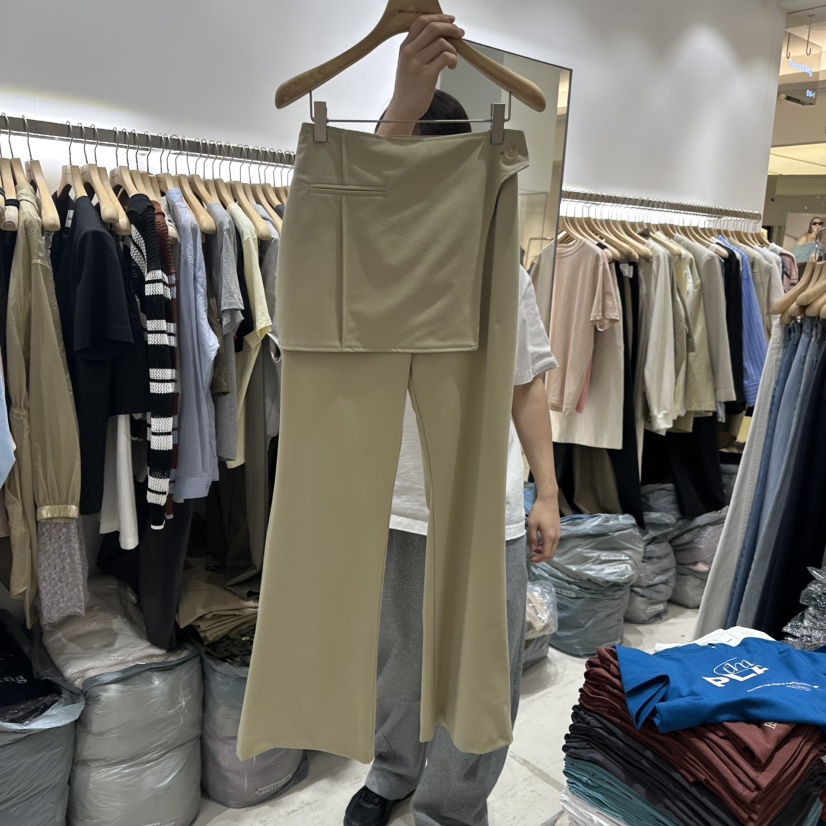 URBANSTORY/REMAKING韓國直郵㊣東大門實拍女裝新款推薦裙褲BAGUETTE-P裙褲圖色1