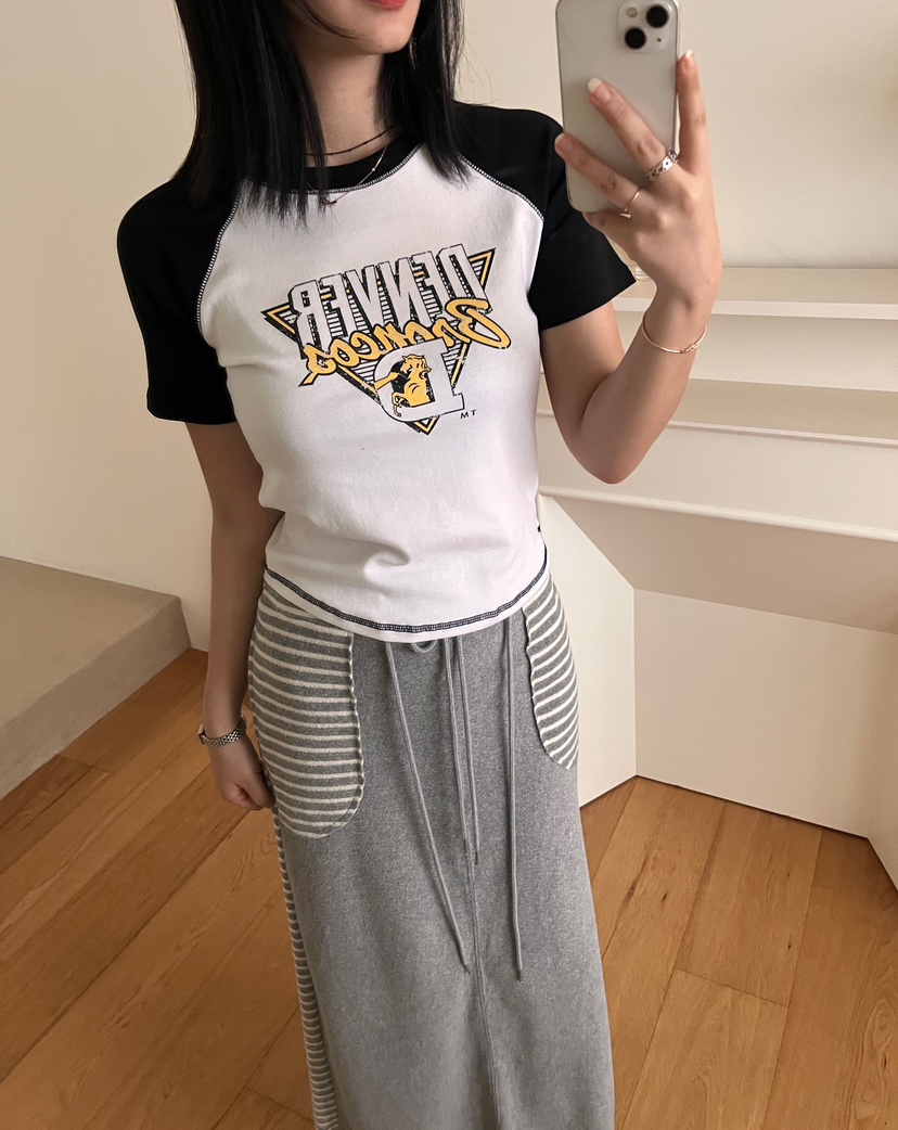 MINIQUEENS韓國直郵㊣女裝新款人氣時尚推薦25春夏休閑熱賣T恤MINIQUEENST恤