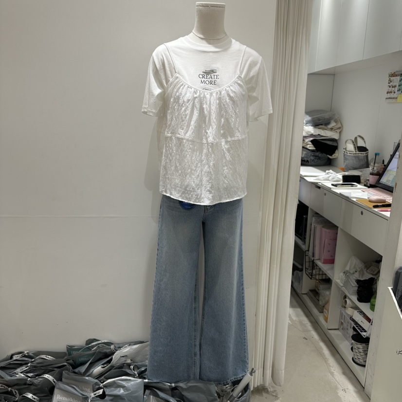URBANSTORY/REMAKING直郵韓國代購㊣女裝新品25春夏吊帶背心不含內搭Remaking/URBANSTORY吊帶/背心