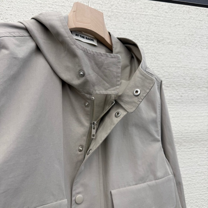 AT THE BAGEL韓國直郵㊣東大門實拍女裝新品休閑25春夏夾克AT THE BAGEL夾克