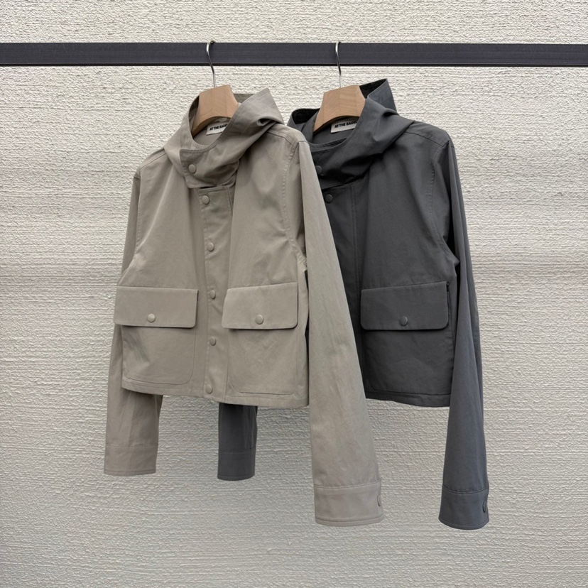 AT THE BAGEL韓國直郵㊣東大門實拍女裝新品休閑25春夏夾克AT THE BAGEL夾克