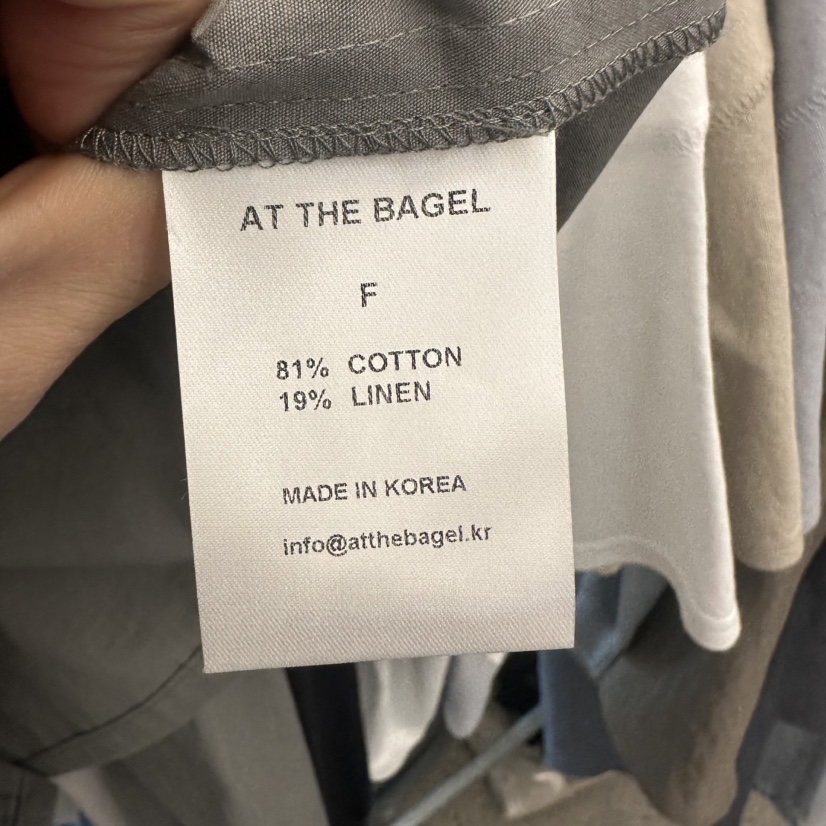 AT THE BAGEL韓國直郵㊣東大門實拍女裝新品休閑25春夏夾克AT THE BAGEL夾克