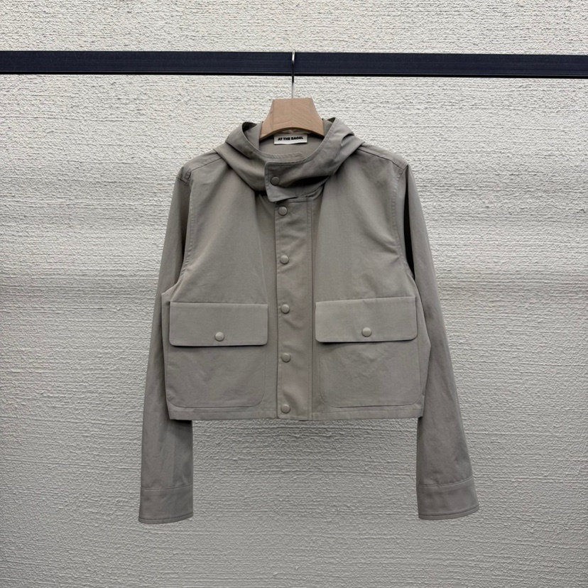 AT THE BAGEL韓國直郵㊣東大門實拍女裝新品休閑25春夏夾克AT THE BAGEL夾克圖色1