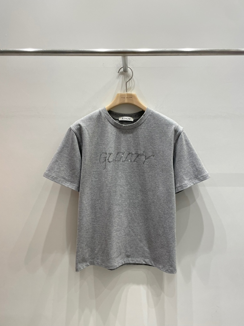 KINOA直郵韓國代購㊣女裝新品時尚推薦熱賣人氣25春夏休閑T恤KINOAT恤圖色3