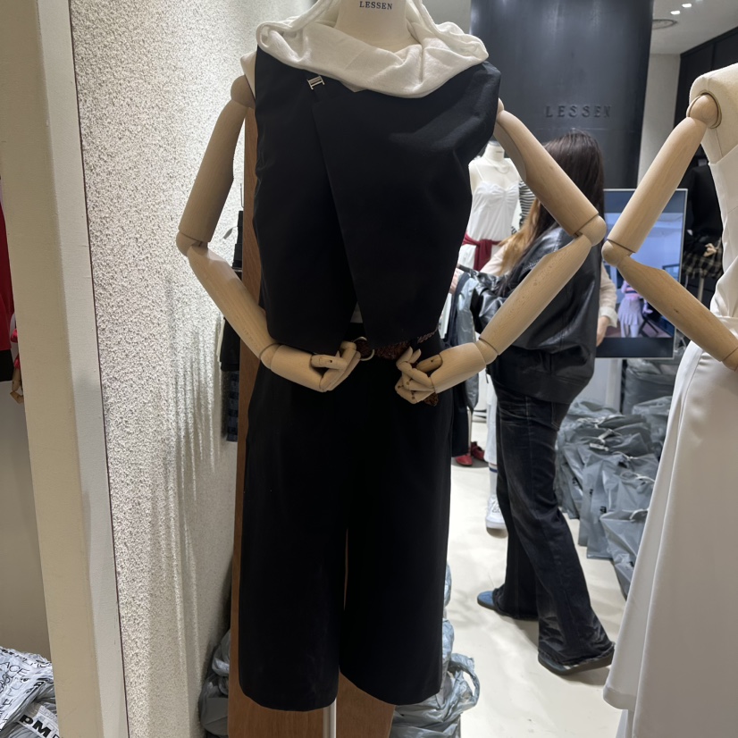 LESSEN韓國㊣直郵東大門代購女裝新品推薦套裝兩件套套裝棉質LESSEN套裝圖色2