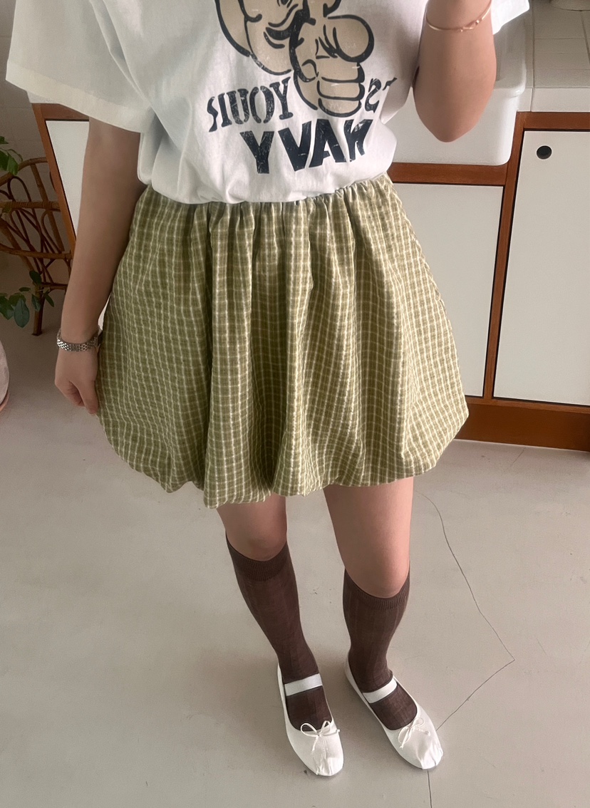 MINIQUEENS直郵韓國代購㊣女裝新款時尚熱賣休閑25春夏短裙MINIQUEENS短裙