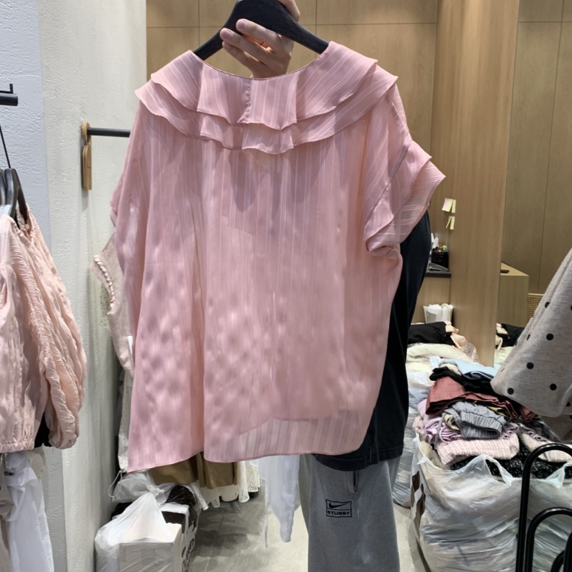 TRIPLE SEVEN韓國㊣直郵東大門代購女裝新品人氣襯衫蕾絲衫TRIPLE SEVEN襯衫/蕾絲衫