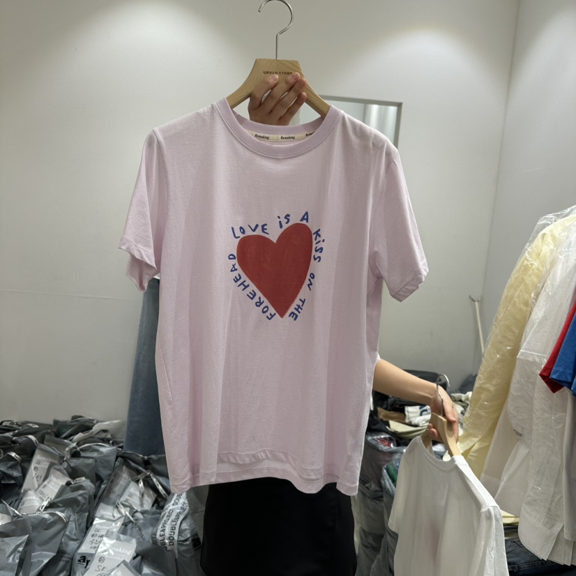 URBANSTORY/REMAKING韓國直郵㊣女裝新品時尚25春夏熱賣T恤Remaking/URBANSTORYT恤圖色3
