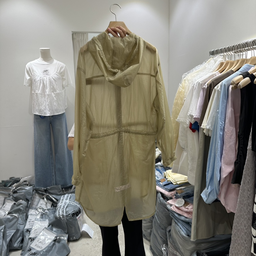 URBANSTORY/REMAKING韓國直郵㊣女裝新款休閑人氣長款風衣Remaking/URBANSTORY長款風衣