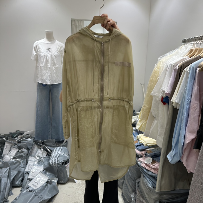 URBANSTORY/REMAKING韓國直郵㊣女裝新款休閑人氣長款風衣Remaking/URBANSTORY長款風衣