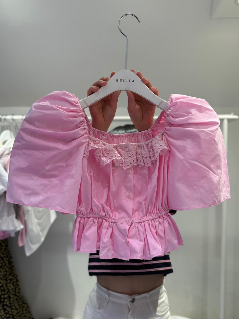 BELITA-L韓國直郵㊣東大門實拍女裝新品推薦25春夏襯衫蕾絲衫BELITA-L襯衫/蕾絲衫