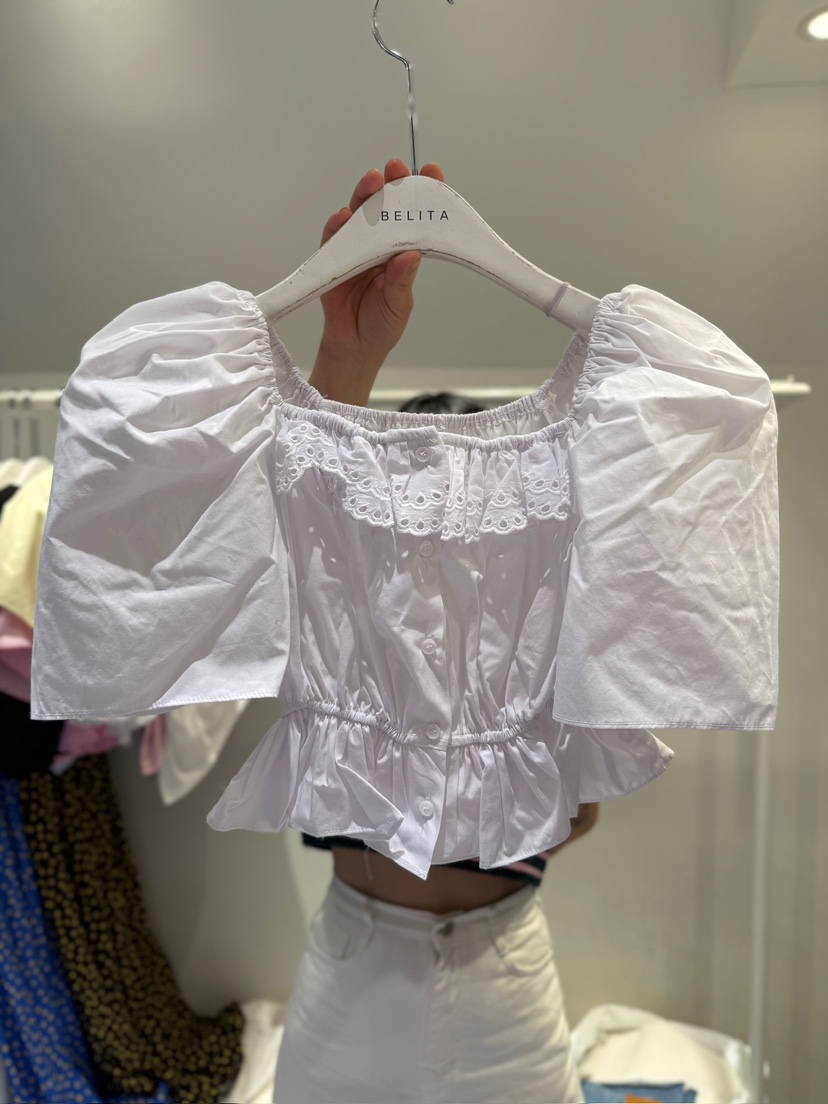 BELITA-L韓國直郵㊣東大門實拍女裝新品推薦25春夏襯衫蕾絲衫BELITA-L襯衫/蕾絲衫圖色2