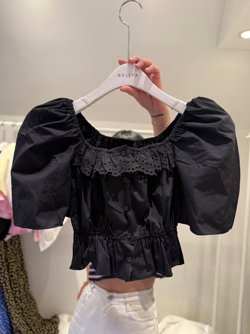 BELITA-L韓國直郵㊣東大門實拍女裝新品推薦25春夏襯衫蕾絲衫BELITA-L襯衫/蕾絲衫圖色3