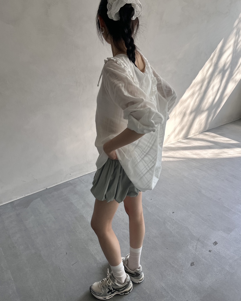 HOWDY韓國直郵㊣東大門實拍女裝新品推薦人氣休閑襯衫蕾絲衫howdy襯衫/蕾絲衫