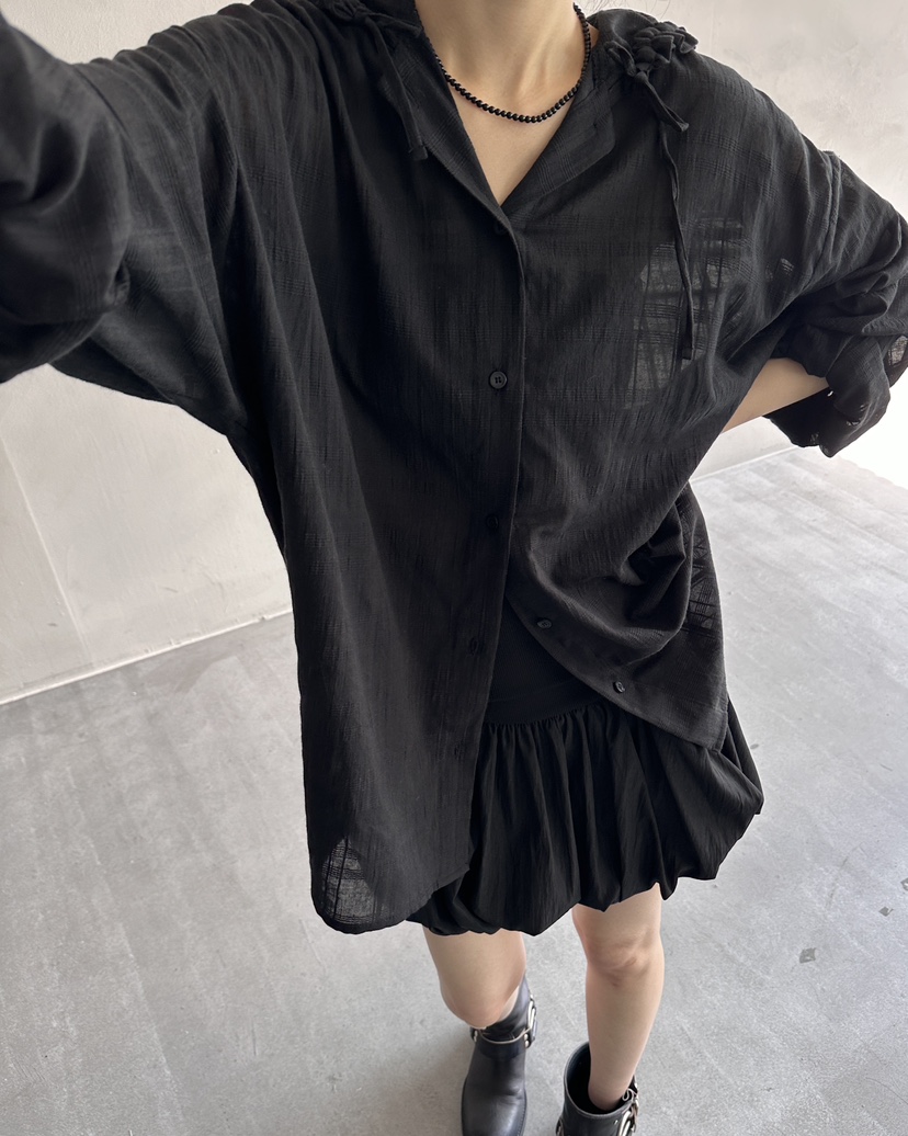 HOWDY韓國直郵㊣東大門實拍女裝新品推薦人氣休閑襯衫蕾絲衫howdy襯衫/蕾絲衫圖色2