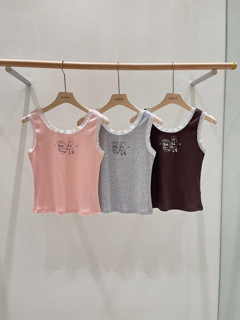 MARKE-P韓國直郵㊣東大門實拍女裝新品推薦人氣時尚吊帶背心MARKE-P吊帶/背心
