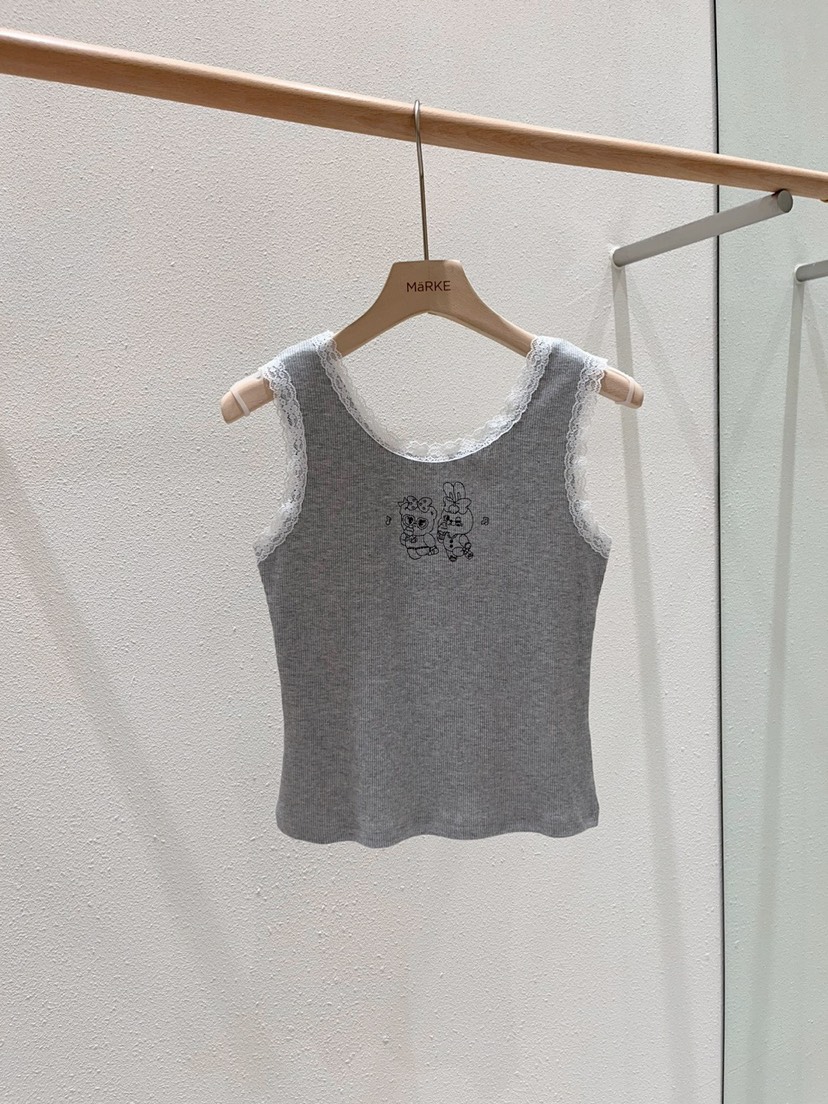 MARKE-P韓國直郵㊣東大門實拍女裝新品推薦人氣時尚吊帶背心MARKE-P吊帶/背心圖色2
