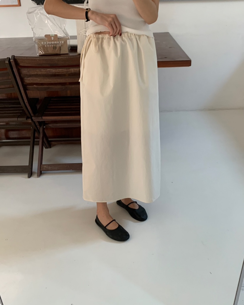 A Flan韓國直郵㊣女裝新款人氣熱賣時尚推薦休閑25春夏長裙AFN/A Flan長裙