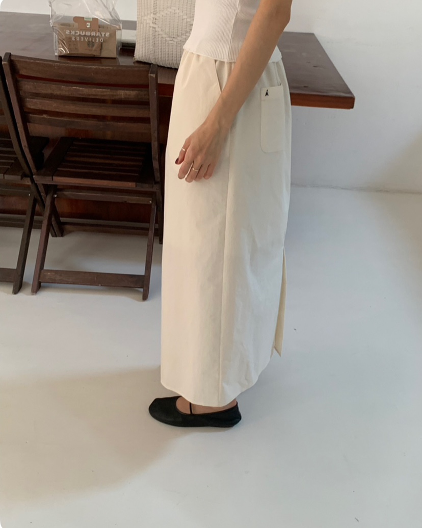 A Flan韓國直郵㊣女裝新款人氣熱賣時尚推薦休閑25春夏長裙AFN/A Flan長裙