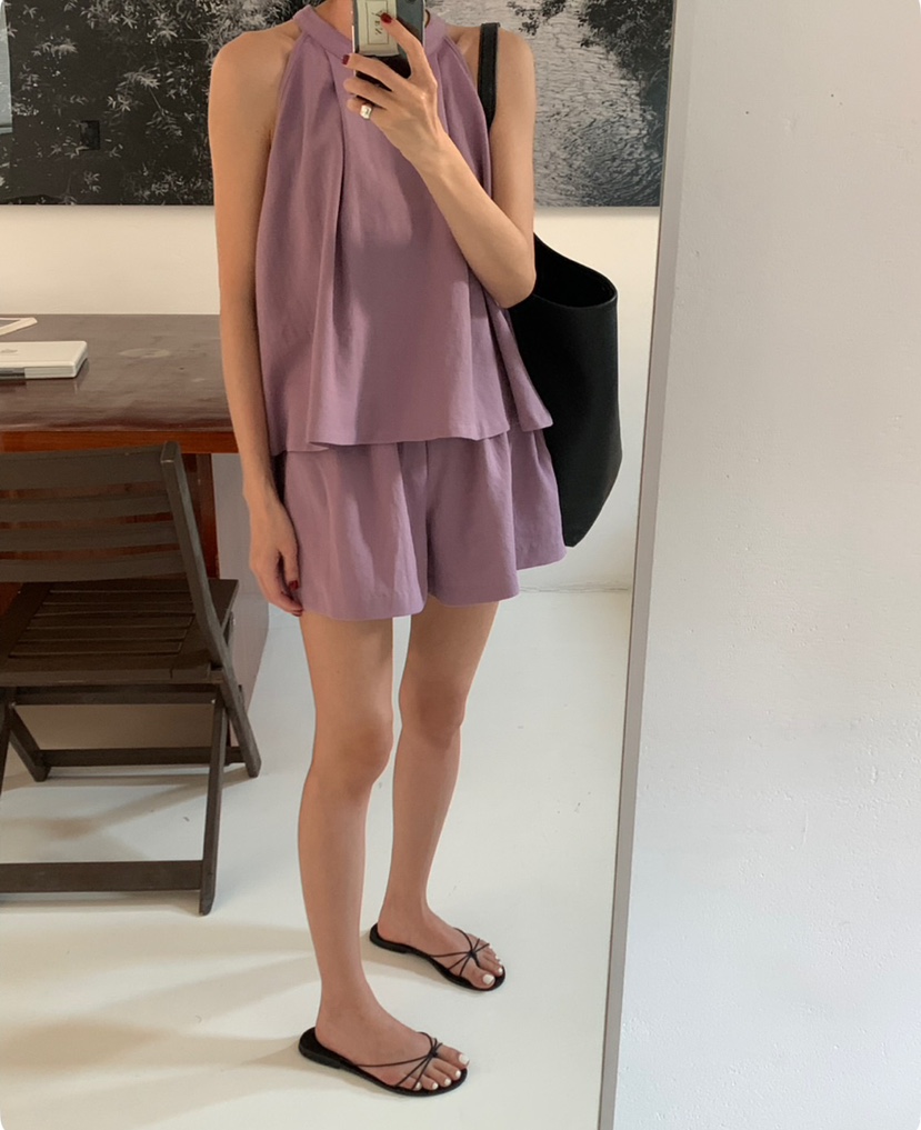 A Flan韓國㊣直郵東大門代購女裝新品熱賣休閑25春夏套裝套裝AFN/A Flan套裝