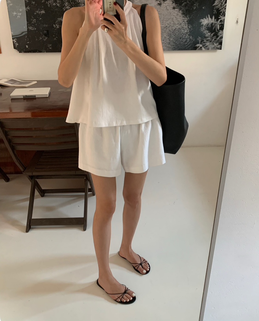 A Flan韓國㊣直郵東大門代購女裝新品熱賣休閑25春夏套裝套裝AFN/A Flan套裝