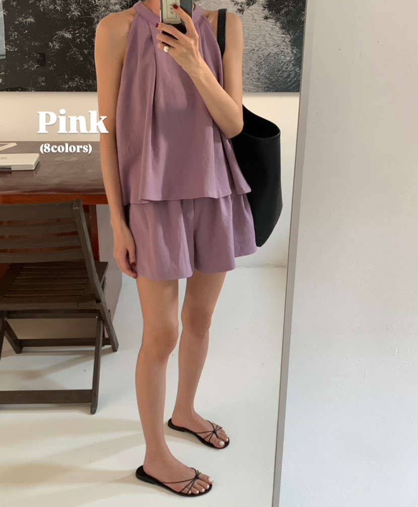 A Flan韓國㊣直郵東大門代購女裝新品熱賣休閑25春夏套裝套裝AFN/A Flan套裝圖色8