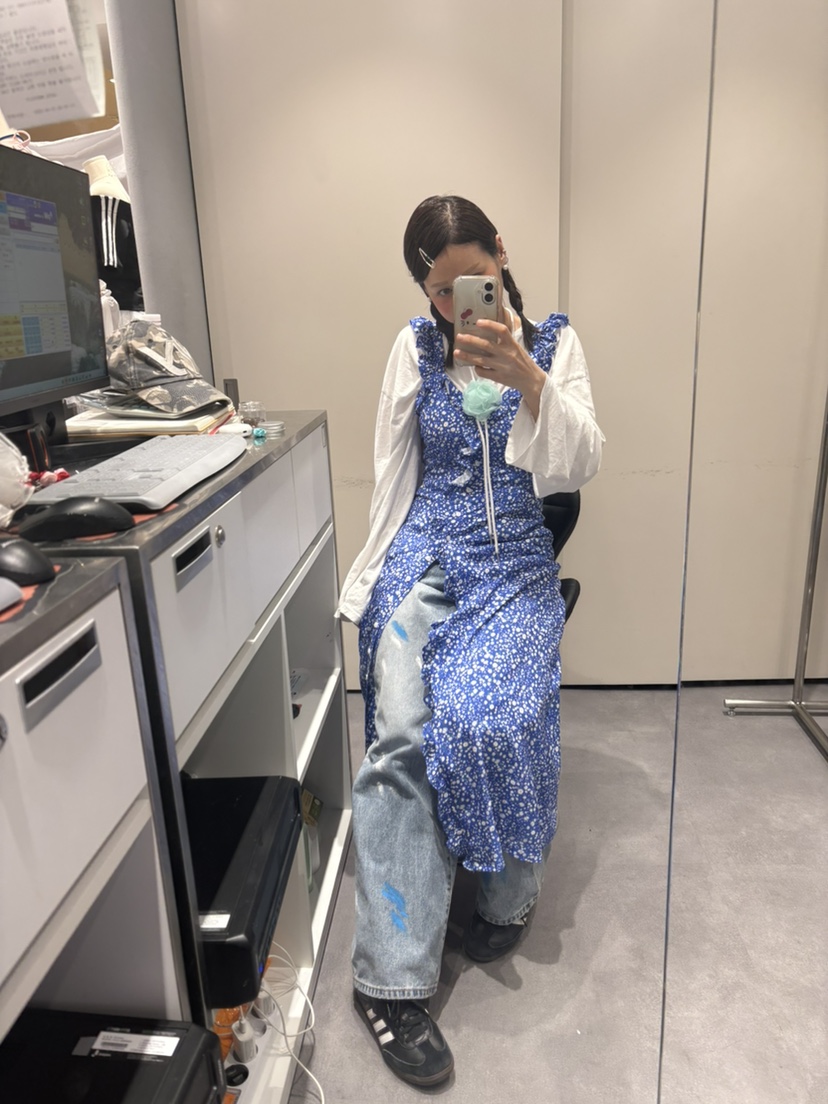 PLATFORM-L直郵韓國代購㊣女裝新款熱賣推薦人氣連衣裙復古PLATFORM連衣裙
